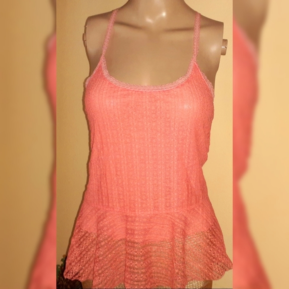 Buffalo David Britton Lace Raceback Halter Top - Picture 6 of 8